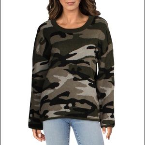 WILLOW &CLAY RIBBED
TRIM KNIT-PULLOVER SWEATER